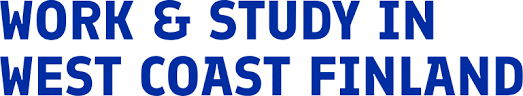 Work and Study in West Coast Finland logo.