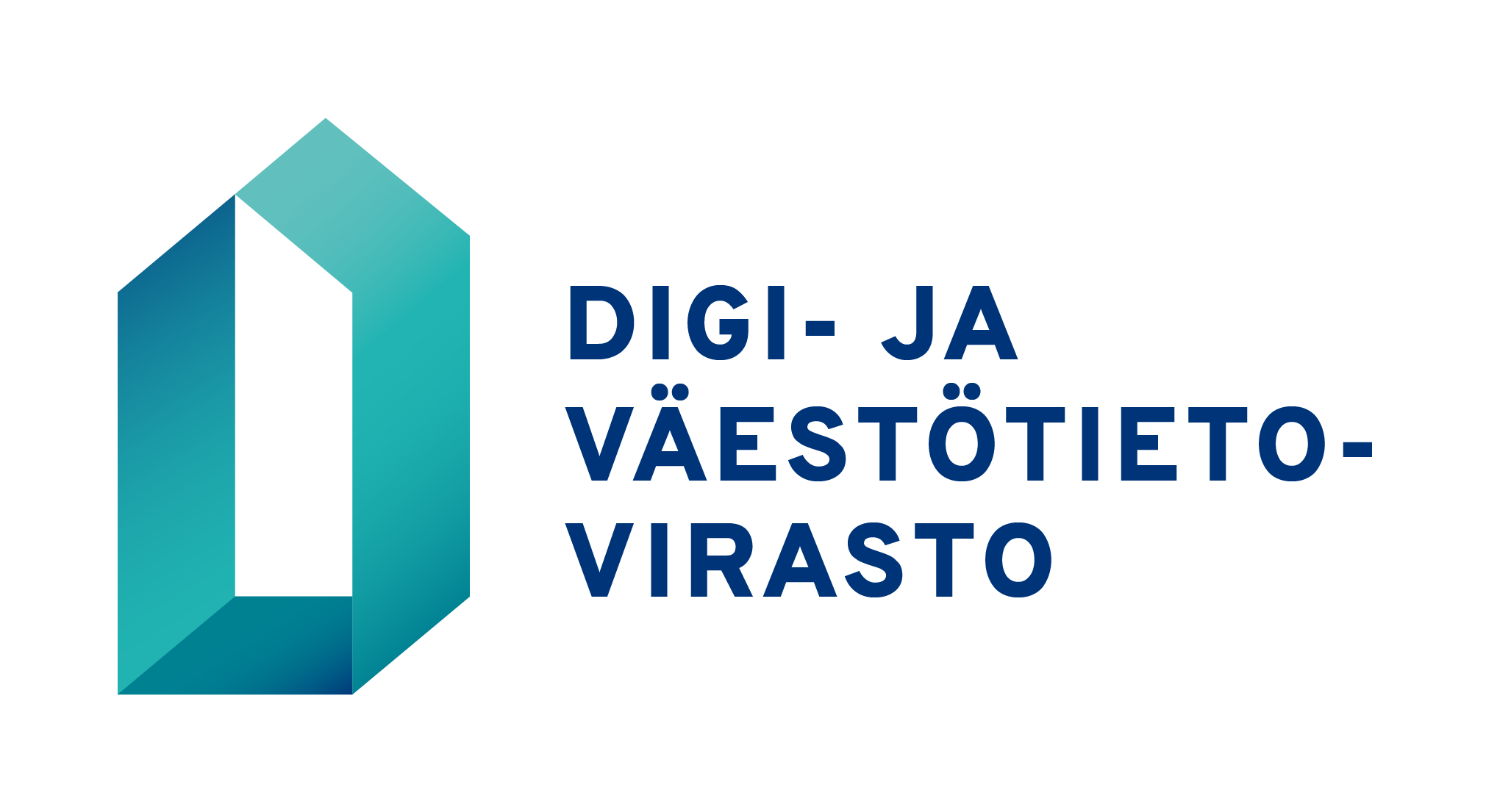 Digi- ja väestötietoviraston logo.