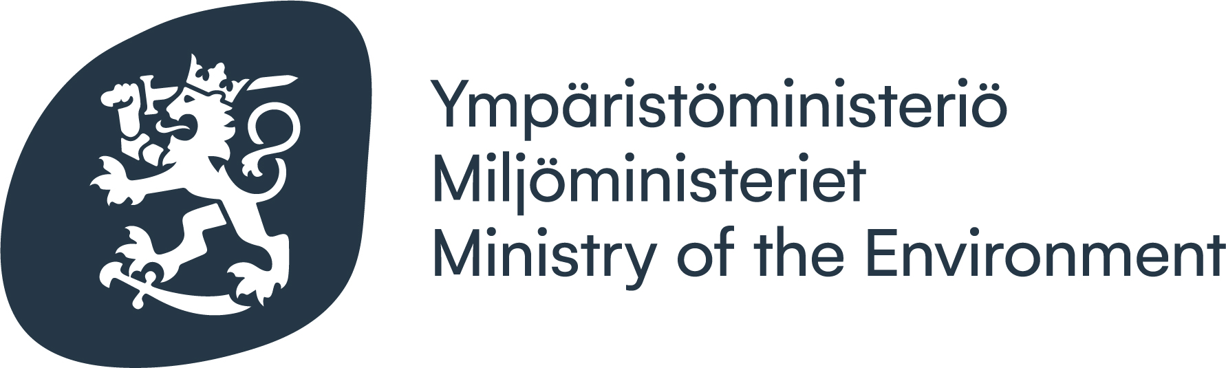 Ympäristöministeriön logo.