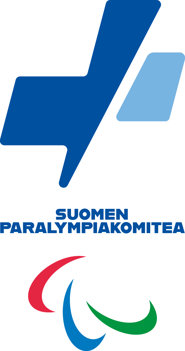 Suomen Paralympiakomitean logo.