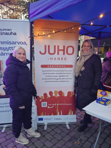 Vivika Tolvanen ja Johanna Huhtala.